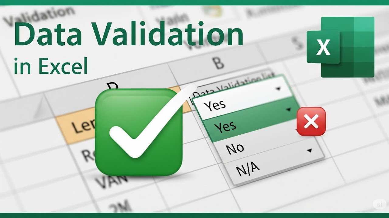 Excel Data Validation | Data Validation from basics to advanced | # ...