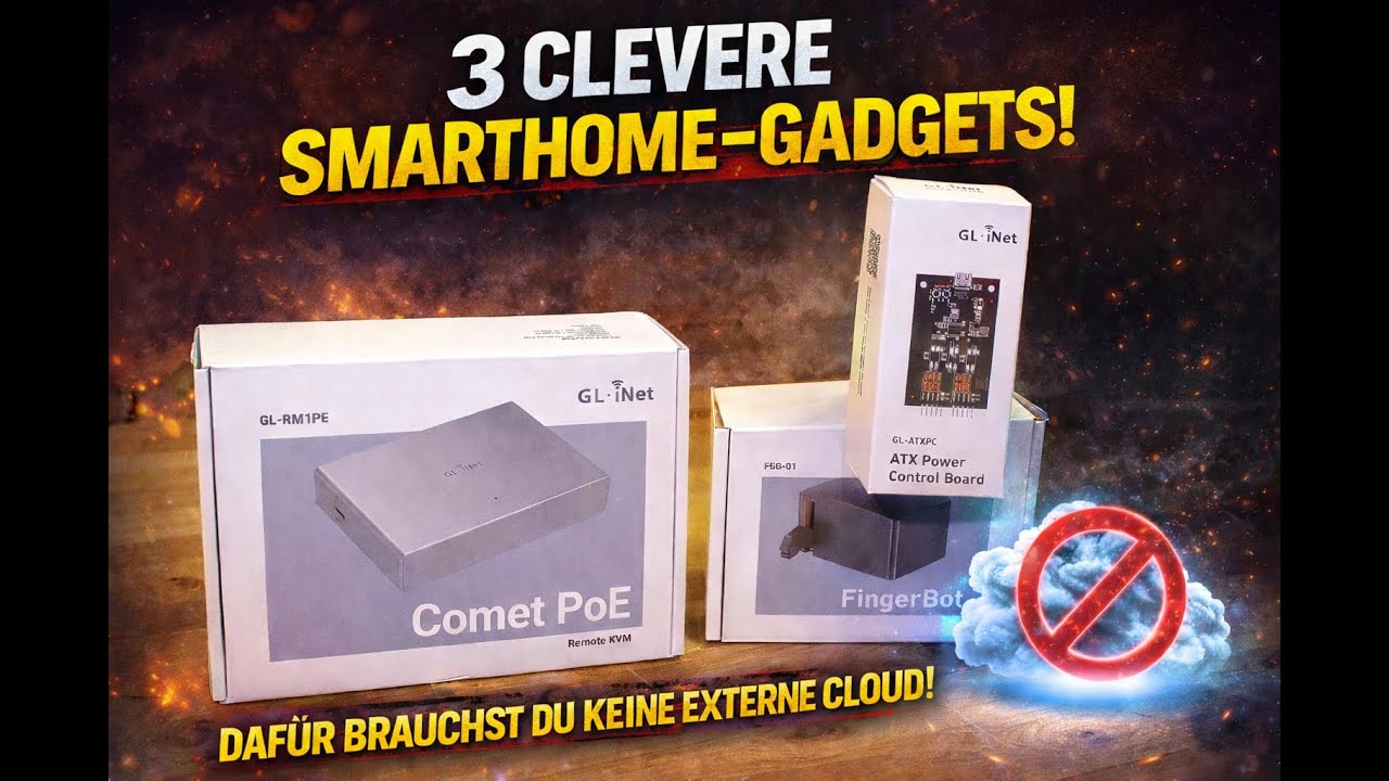 GL.inet Comet PoE KVM Switch 4k - Fingerbot - ATX Power Control Board