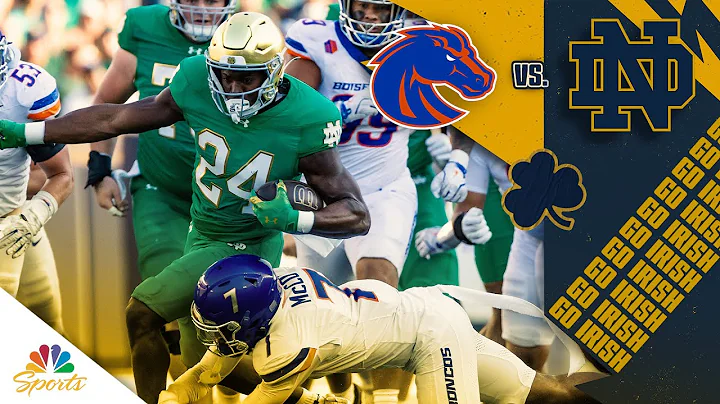 Boise State vs. Notre Dame | COLLEGE FOOTBALL HIGHLIGHTS | 10/4/2025 | NBC Sports