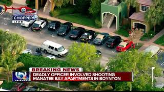 2 dead at apartment complex in Boynton Beach; Officer kills suspect