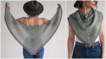 Rudaba - How to Easily Knit a Cable Shawl + Garter Tab Cast On