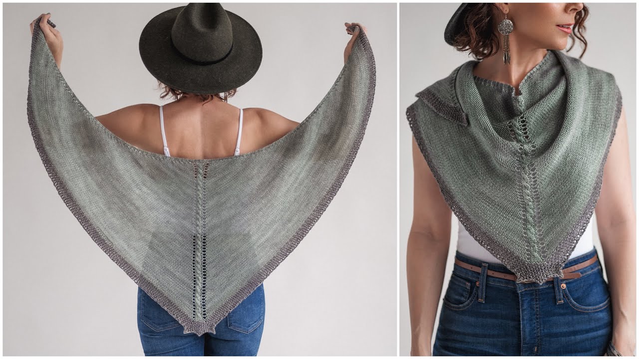 Rudaba - How to Easily Knit a Cable Shawl + Garter Tab Cast On