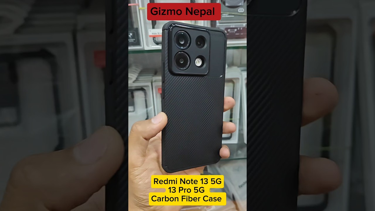 Redmi Note 13 Pro 5G /13 5G Carbon Fiber Case. 