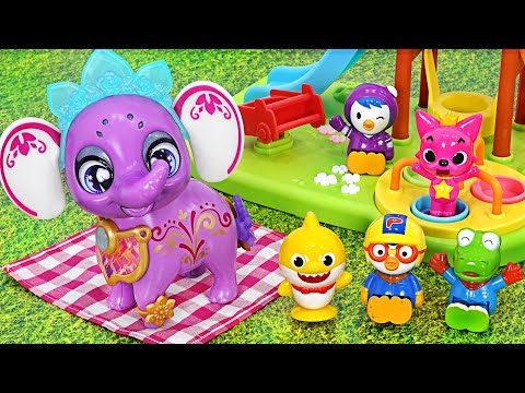 Play <strong>with</strong> Pinkfong Baby Shark and Twinkle <strong>Sparkling</strong> Elephant!|  PinkyPopTOY