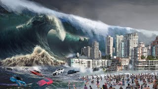 Biggest Tsunami Wave In Indonesian History Caught on camera