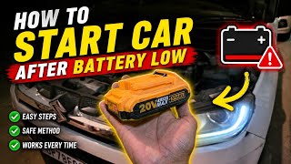 How To Start Car Use A Mini Power Tool Battery Really?