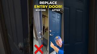 New Steel Door Installation Process #homeimprovement #DIY #construction