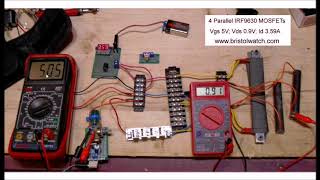 Parallel P-Channel MOSFETs Results, Observations