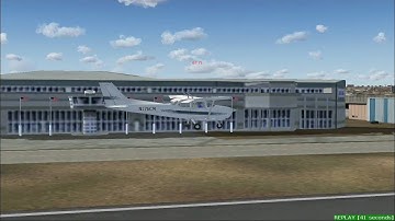 My Landing with Default Cessna C172 [HD]