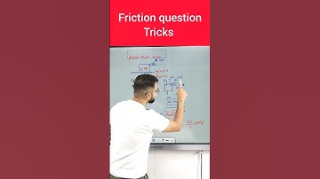 Friction question Tricks | iit /jee/neet physics tricks #shorts #physicstricks