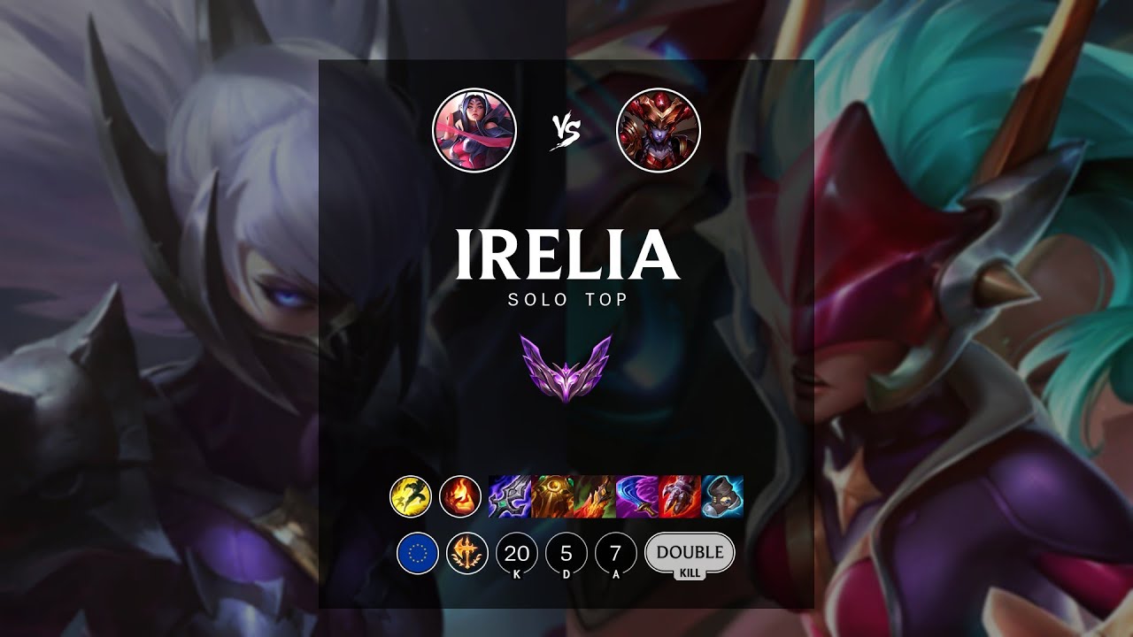 Irelia Top vs Shyvana - EUW Master Patch 12.13