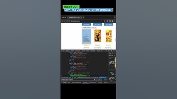 Test XPATH & CSS SELECTORS in Browser