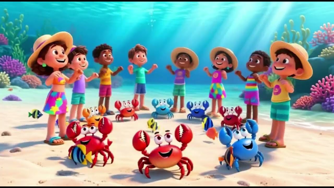 Sparkle Seashell Song 🐚🌊 | Fun Kids Song | Playful Nursery Rhyme