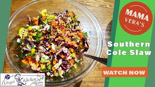 What Makes Mama Veras Southern COLE SLAW So SPECIAL?
🔥 Easy Twist on a traditional Cole Slaw🔥
Subscribe ▶️ https://bit.ly/320nM55
Original Music and Video Editing - Michael Proffit
▶️ WEBSITE: https://www.gregs-kitchen.com
▶️ FACEBOOK: https://www.facebook.com/GregsKitchen
▶️ PRIVATE FACEBOOK GROUP: https://www.facebook.com/groups/gregskitchen
▶️ INSTAGRAM: https://www.instagram.com/gregs_kitchen
▶️ Pinterest: https://www.pinterest.com/gregskitchen/
▶️MY AMAZON STORE (This is an affiliate link)
https://www.amazon.com/shop/gregskitchen
Southern Coleslaw Recipe | Classic, Creamy & Tangy! 🥬🇺🇸
Looking for the perfect side dish for your BBQ, fried chicken, or pulled pork sandwich? This Southern-style coleslaw is creamy, tangy, and packed with crunch! Made with fresh cabbage, carrots, and a sweet but zesty dressing, it’s a timeless recipe that brings true Southern flavor to your table.
💬 Love Southern food? Let us know your favorite coleslaw twist in the comments!
👍 Like, 🔔 Subscribe, and share for more down-home recipes every week!
#SouthernColeslaw #BBQSideDish #ColeslawRecipe #SouthernCooking #ComfortFood
Find more recipes and videos on my website: https://www.gregs-kitchen.com
Ingredients:
Get/Print the recipe ▶️: http://gregkantner.com/blog/
▶️Contact Info
Gregs Kitchen
6923 Maynardville Pike #204
Knoxville, TN 37918-5346
Mama Veras Contact info:
P.O. Box 1026
Marysville, Ohio 43040-9998
Ideas of what I use: https://www.amazon.com/shop/gregskitchen
Greg Kantner / Gregs Kitchen
Note: Some of the above links are affiliate links, meaning at no additional cost to you, we may receive a commission for your click through and purchase. What Makes Mama Veras Southern COLE SLAW So SPECIAL?