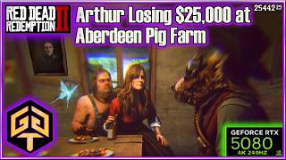 RDR2 Arthur Gifts John $25,000 using Aberdeen Pig Farm Robbery. Tell Dutch We Can Go to Tahiti ! screenshot 5