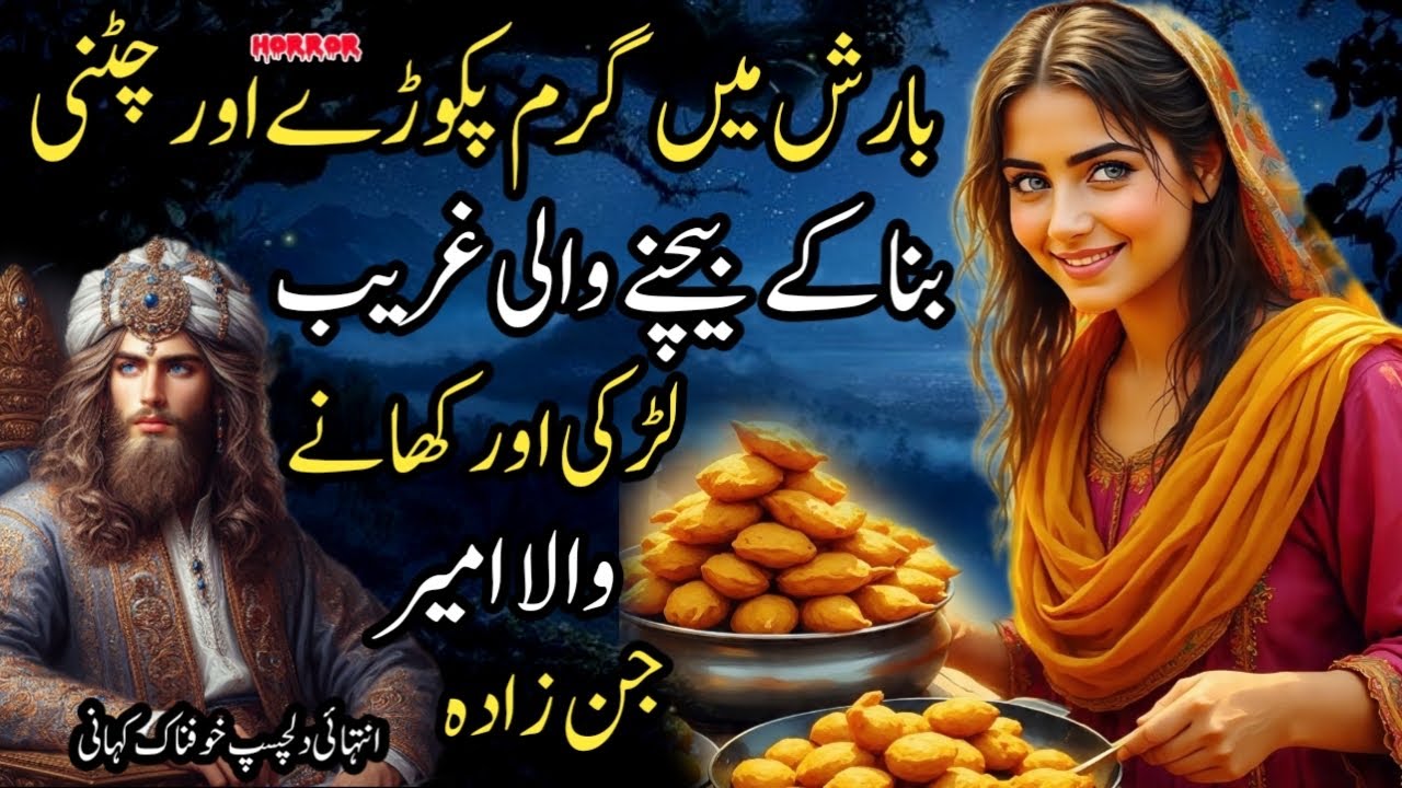 Barish Mein Garam Pakoray Aur Chutni Bechnay Wali Ghareeb Larki Aur Khanay Wala Ameer Jinzada