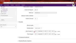 Celebrity Project 1-Creating a Game Activity in Moodle Profile