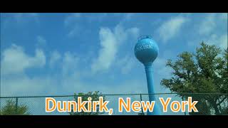 What is Dunkirk New York famous for? | Driving Around Downtown of Dunkirk | Lake Erie (Valentus)