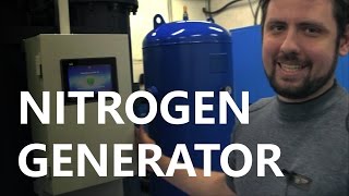 Nitrogen Generator GN-75. Launch the system. (Subtitles)