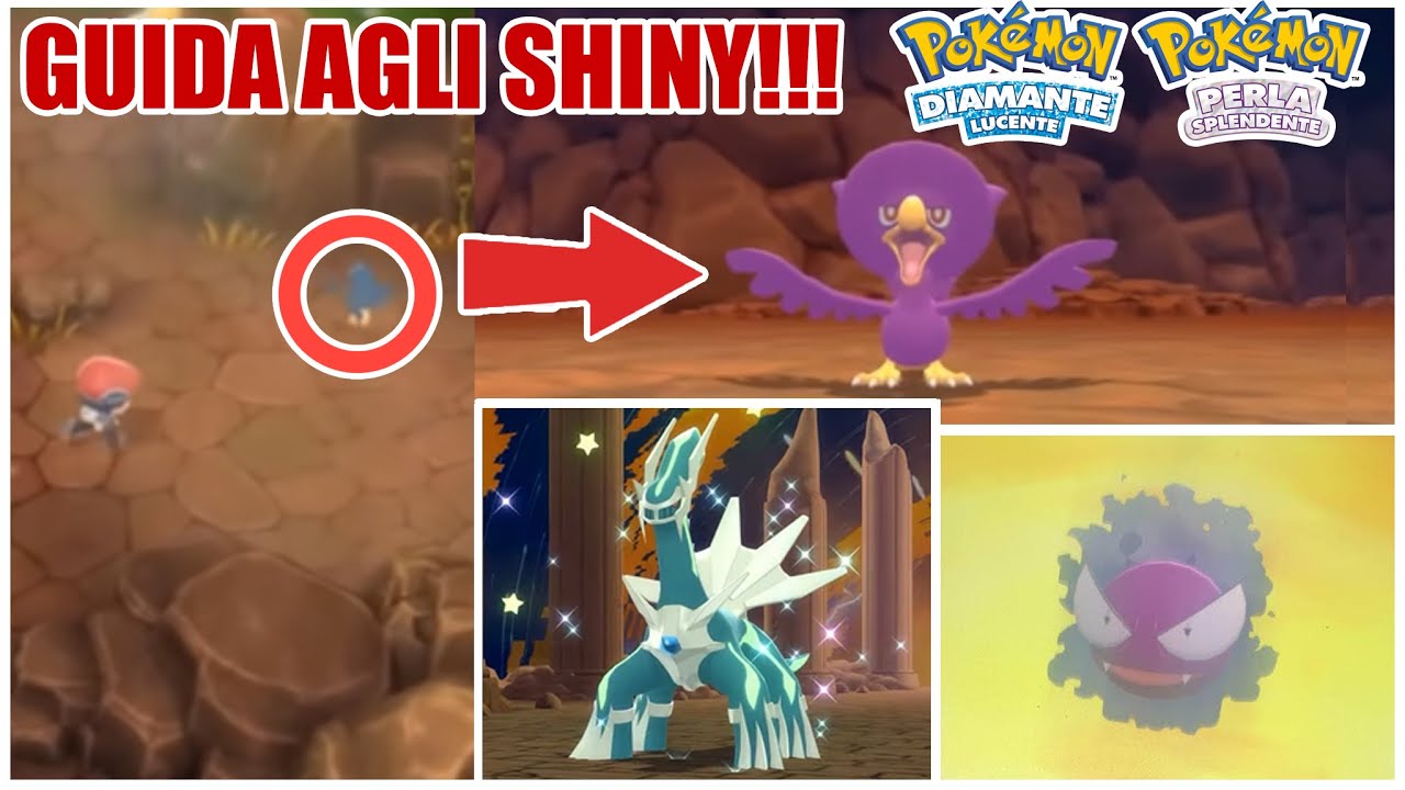 POKEMON DIAMANTE LUCENTE e PERLA SPLENDENTE: GUIDA AGLI SHINY!