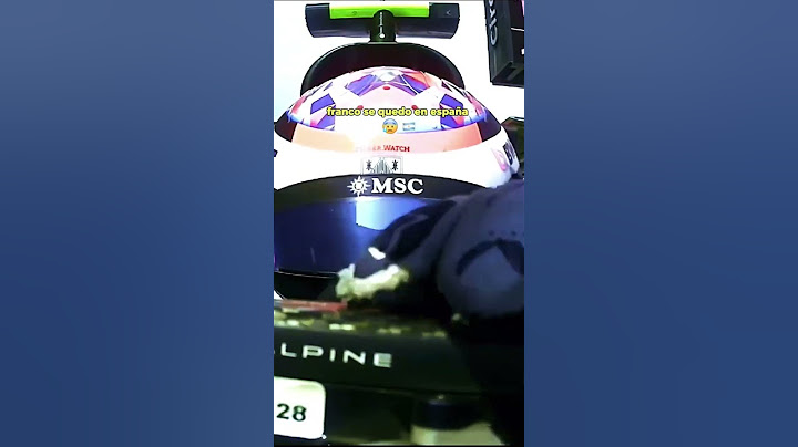 Miren como quedó Colapinto, y los Argentinos, ni te imaginas!!!! #f1 #alpine