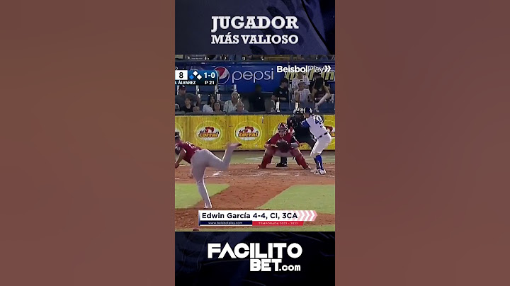 El MVP de Facilito Bet en la victoria de Magallanes fue Edwin García #shorts #magallanes