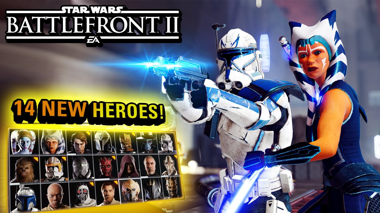 THIS Adds 14 NEW Clone Wars Heroes To Star Wars Battlefront 2! (Battlefront  2) 