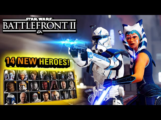 THIS Adds 14 NEW Clone Wars Heroes To Star Wars Battlefront 2! (Battlefront  2) 