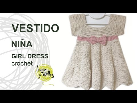 Tutorial Vestido Crochet o Ganchillo Niña ZigZag