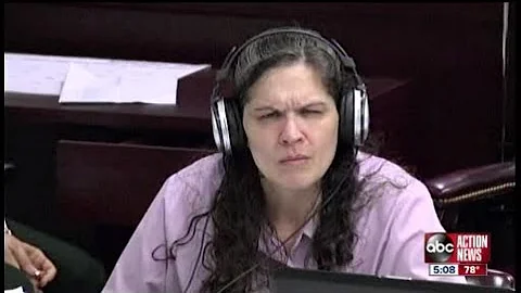 DeeDee Moore listens to her own interrogations wit...