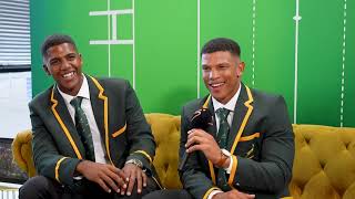 A CRAZY SPRINGOKS 4x100M RELAY TEAM 💨 | Canan Moodie & Kurt-Lee Arendse Visit the Yellow Couch