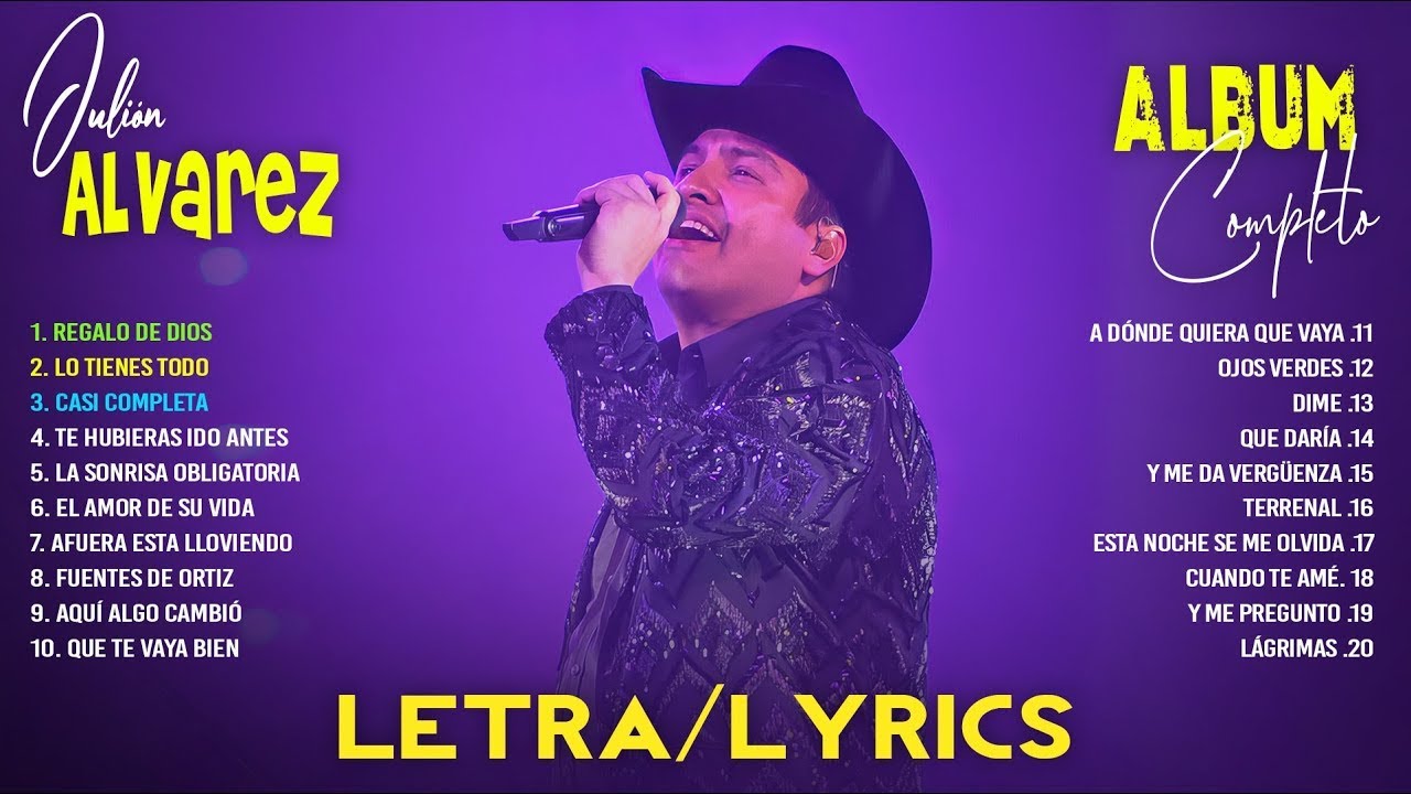 Julion Alvarez 2024 (Letra) Musica Romantica de Julión Álvarez Y Su ...