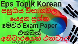 한국어 읽기 문제 | 2023 කොරියානු භාෂා විභාගයට අදාළ පසුගිය ප්‍රශ්න | EPS TOPIK KOREA EXAM | easy way sinhala