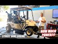 We Put Our STREET BIKE Powered Golf Cart on the DYNO!!! (How Much Horsepower!?)