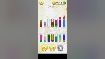 How to complete Advance 62 Level Bottle sort puzzle game 2023
