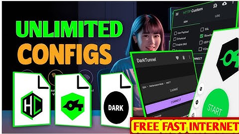 How to Use SlowDNS Config Files with HTTP Custom, SOCKSIP Tunnel, and Dark Tunnel VPN