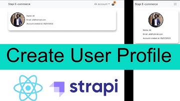 Create User Profile in Reactjs and Strapi Step By Step for Beginners and Mid level