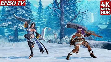 Iroha vs Darli Dagger (Hardest AI) - Samurai Shodown | 4K 60FPS HDR