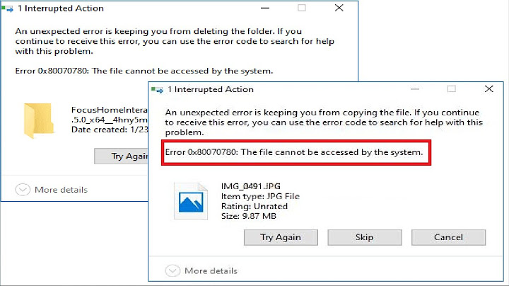 How to repair file cannot accessed by the system lỗi năm 2024