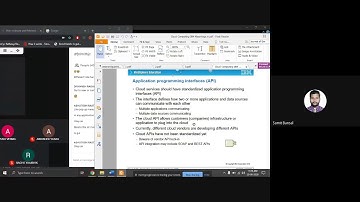 API "Application Programming Interfaces" in Cloud Computing