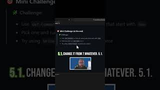 Powershell Commands Mini Challenge
