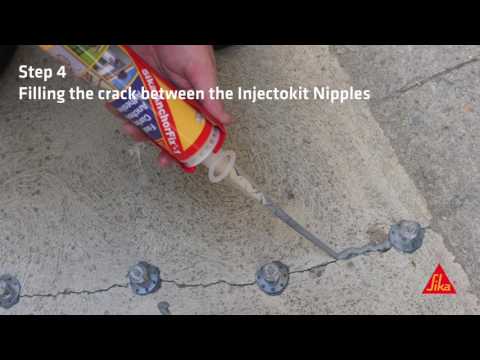 Introducing Sika Injectokit TH Concrete Crack Repair System