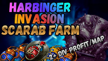 Poe 3.27 - One of the Best Scarab Farms in the Game - 2 Div Profit/Map - Harbinger Invasion Farming