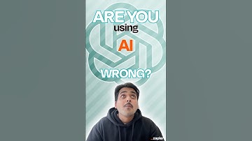 Are You Using Your AI Tools Wrong?