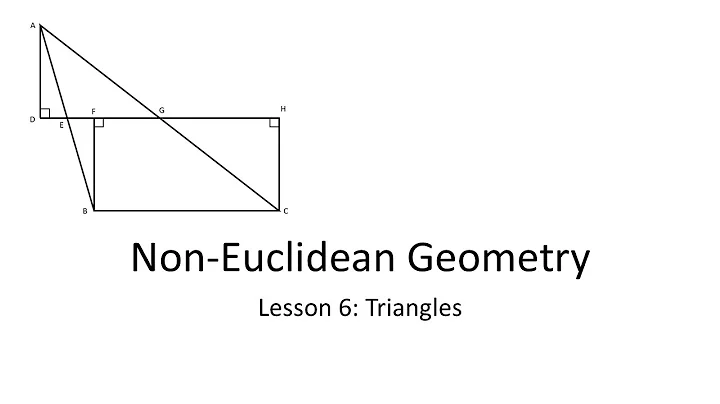 Lesson 6: Hyperbolic Geometry - Triangles