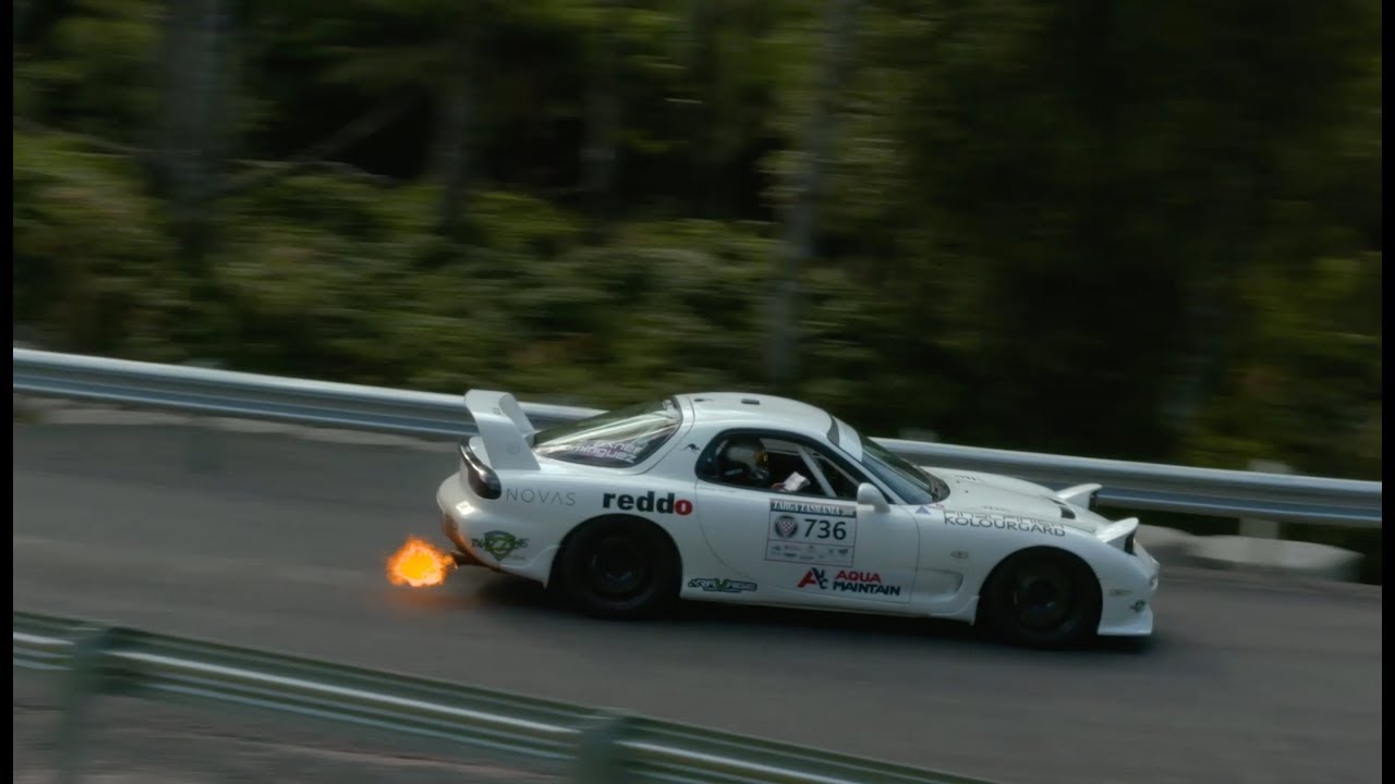 Targa Tasmania 2018 - Mazda RX-7, Pure Sound - YouTube
