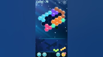 BLOCK! Hexa Puzzle! Skilled Level 76 (Rotate) - Lösung Solution Walkthrough