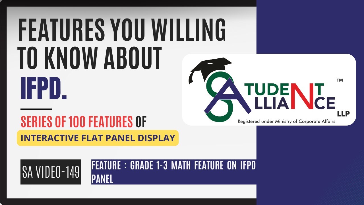 SA-149 | "Unlocking Grade 1-3 Math Feature on IFPD Panel"