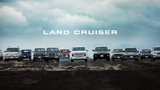 【圧巻！】歴代ランクル勢揃い！新型ランドクルーザー300も40も20も走る。【History of LAND CRUISER】