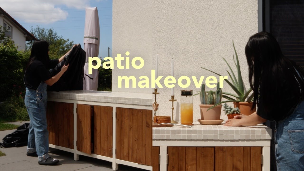 Building my dream outdoor kitchen - YouTube